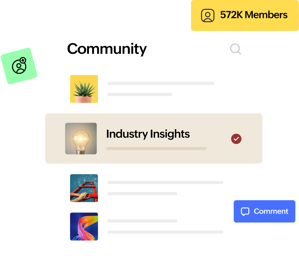 screenshot of Zoho CommunitySpaces